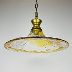 Vintage murano pendant lamp by AV Mazzega, Italy 1950s