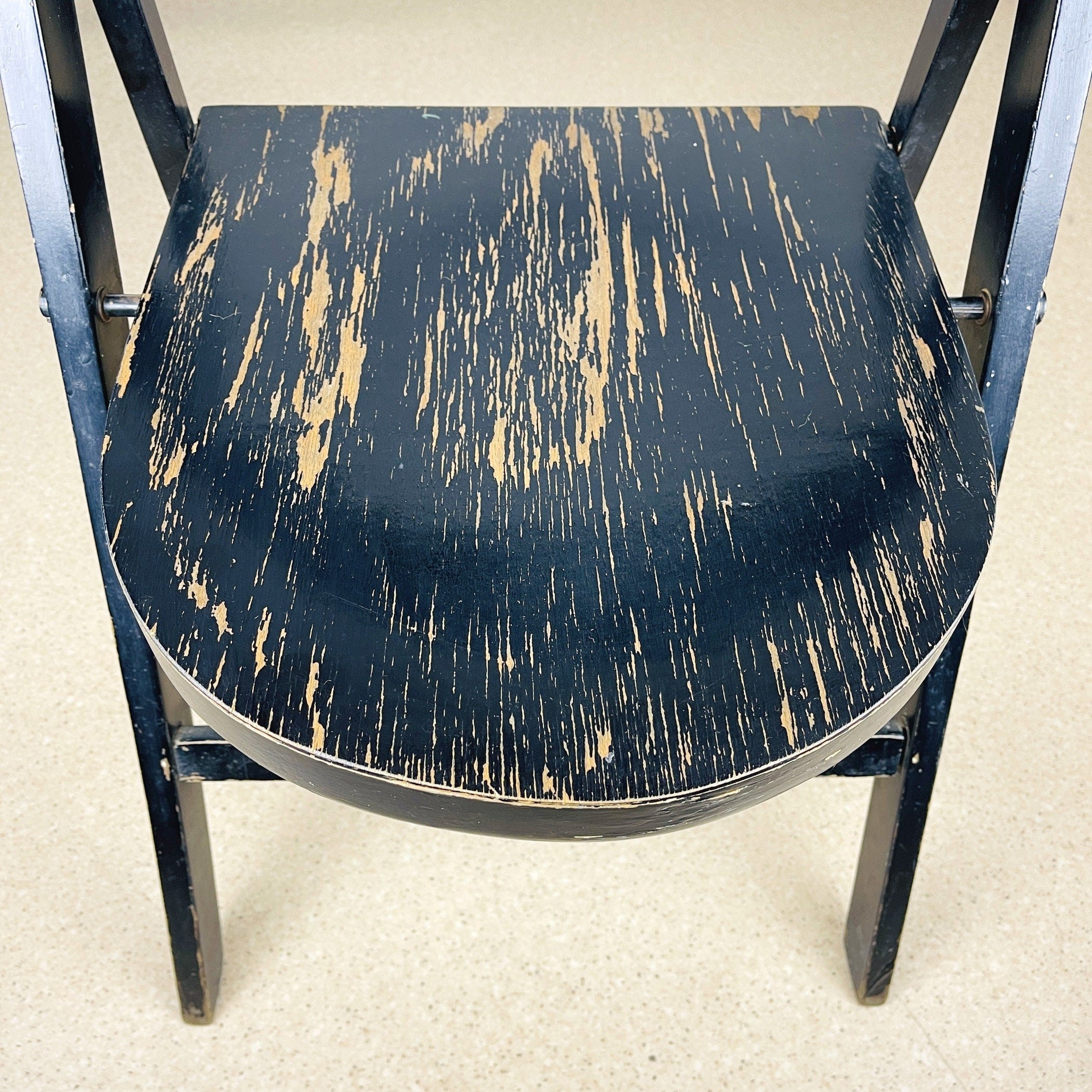 Folding chairs Tric by Achille and Pier Giacomo Castiglioni for BBB Emmebonacina Italy 1970s
