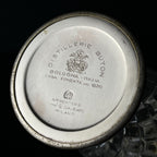 Vintage silver plated decanter Distillerie Buton Bologna, Italy, 1950s