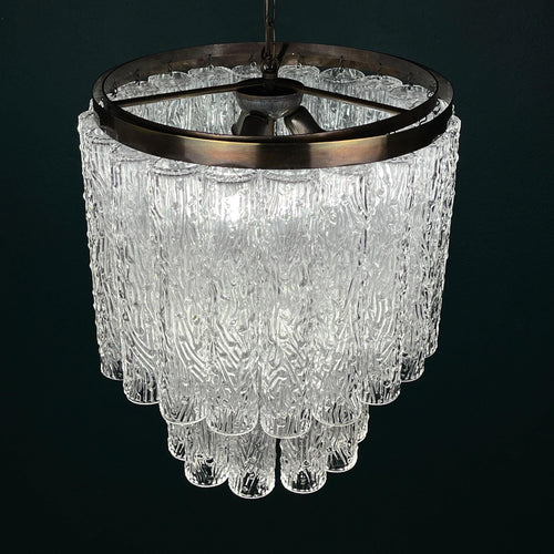 Classic Murano chandelier Tronchi by Venini, Italy 1960s