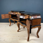 Vintage wood nightstands Italy 1950s Set of 2