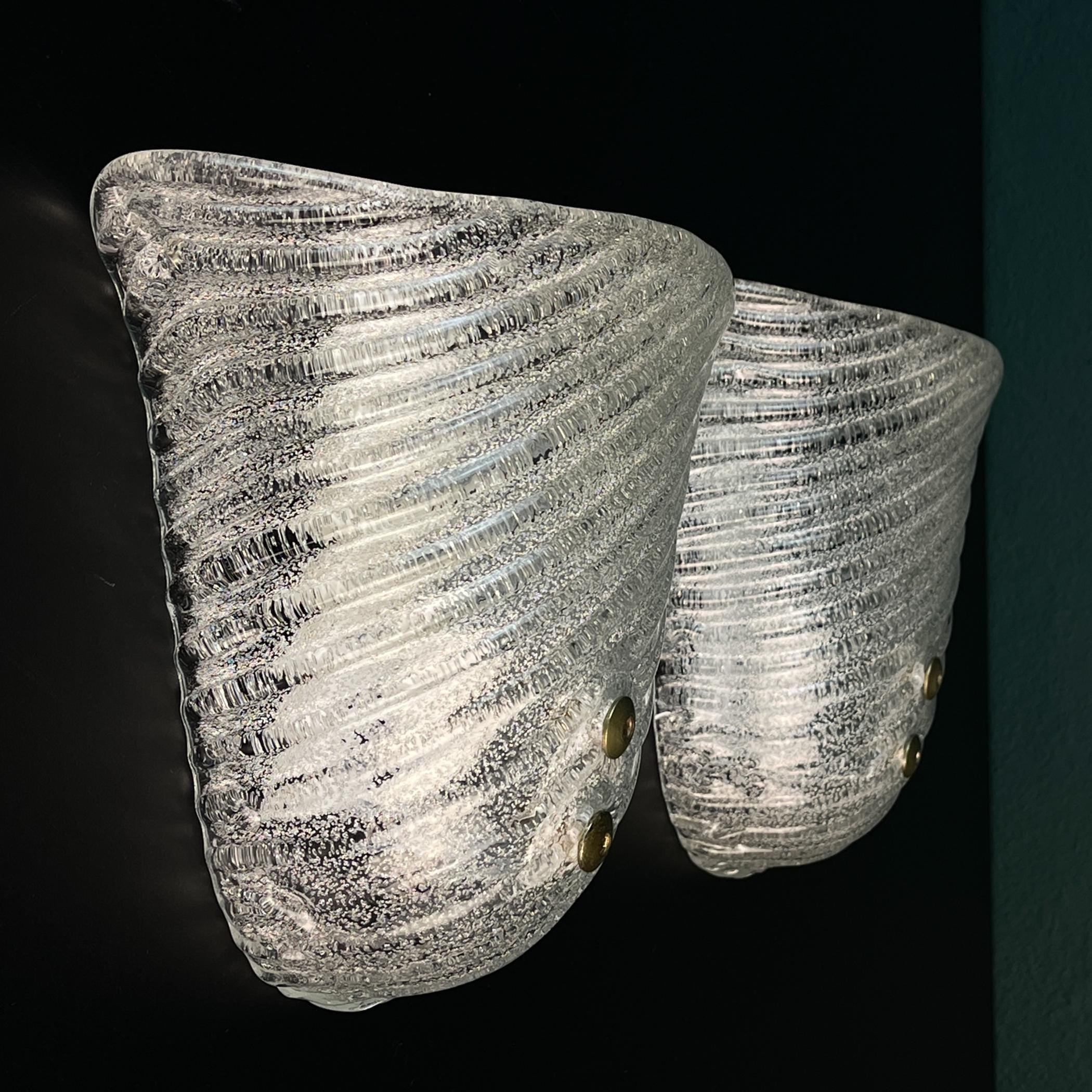 Original murano wall lamp, Italy 1970s, Vintage Home Decor
