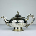 Vintage silver plated teapot, Italy 1950s