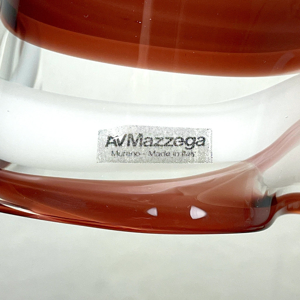 Original murano pendant lamp Fazzoletto by AV Mazzega Italy 1970s