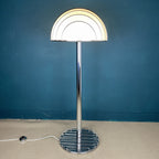 Vintage Chrome Floor Lamp by Adalberto Dal Lago for Esperia, 1960s Italian Lighting