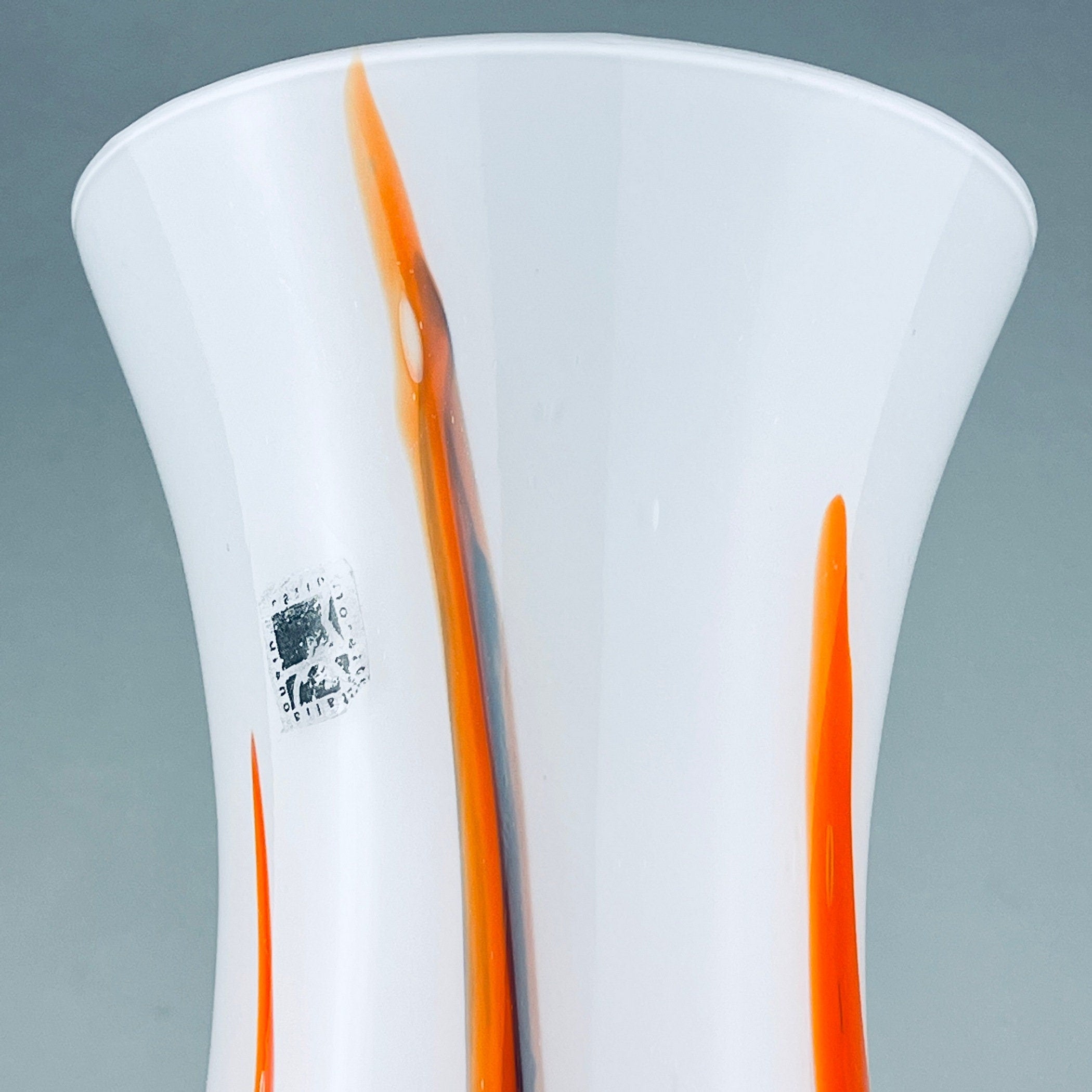 Carlo Moretti Murano Glass Vase: Hand-Cut Italian Art, 1970s