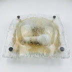 Vintage murano wall lamp, Italy 1970s MCM murano sconce