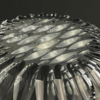 Vintage Bohemian glass ashtray by Bohemia Crystal, Czechoslovakia, 1970s