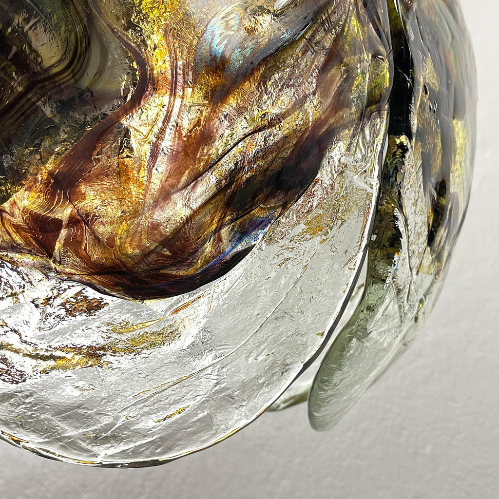 Vintage Murano Glass Chandelier by AVMazzega, Italy 1970s