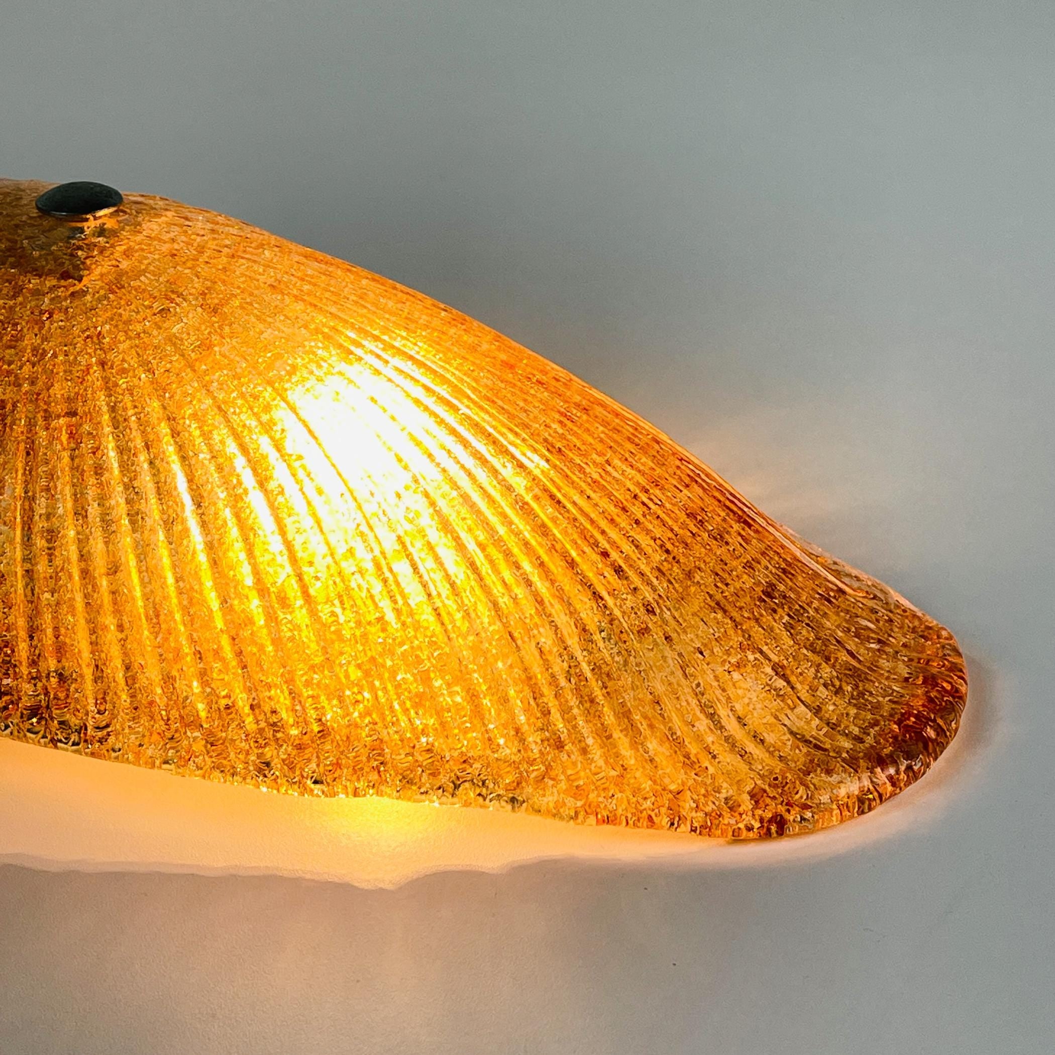 Vintage murano wall lamp, Italy, 1970s