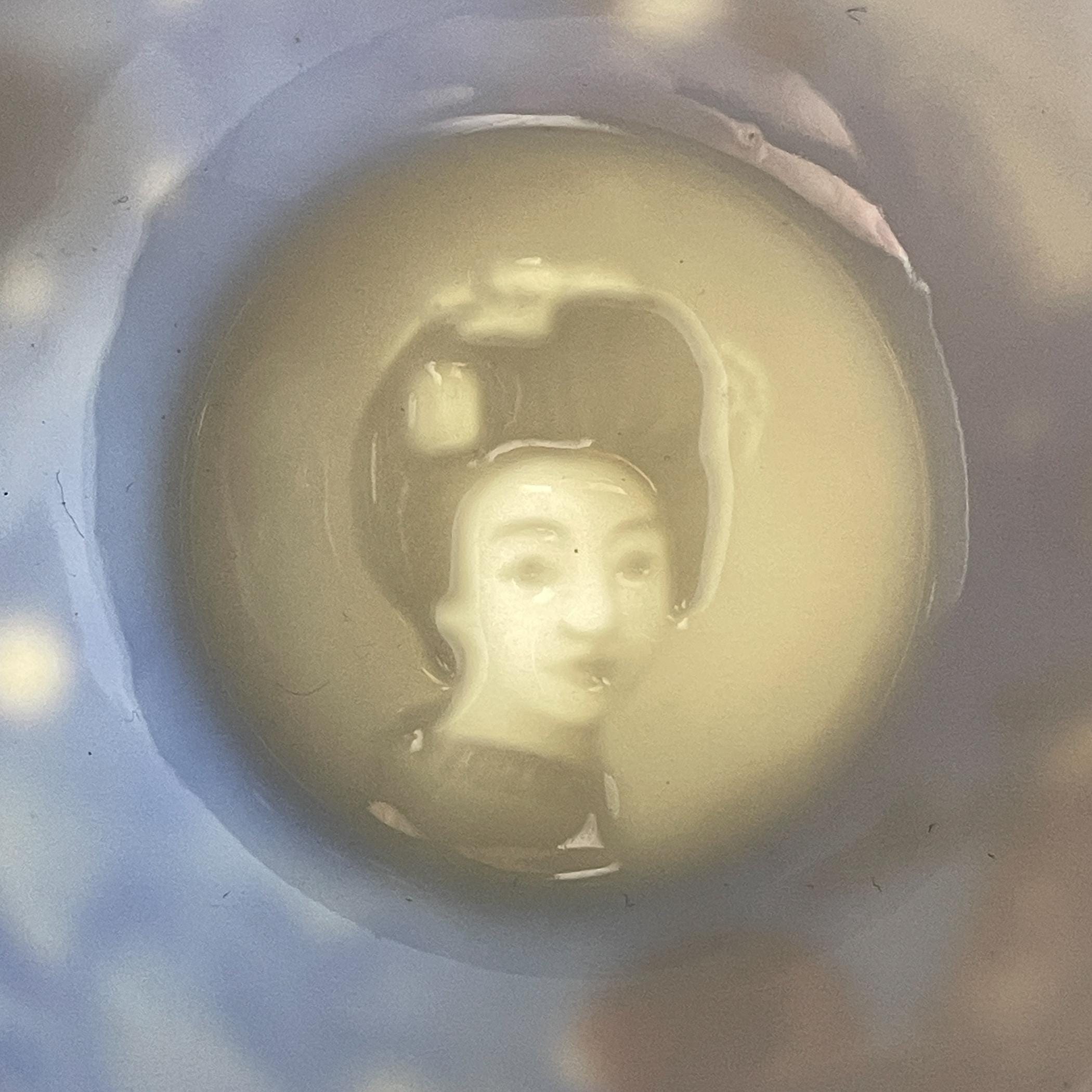 Vintage Japanese Lithophane Geisha porcelain coffee set Blue Dragon, 1950s