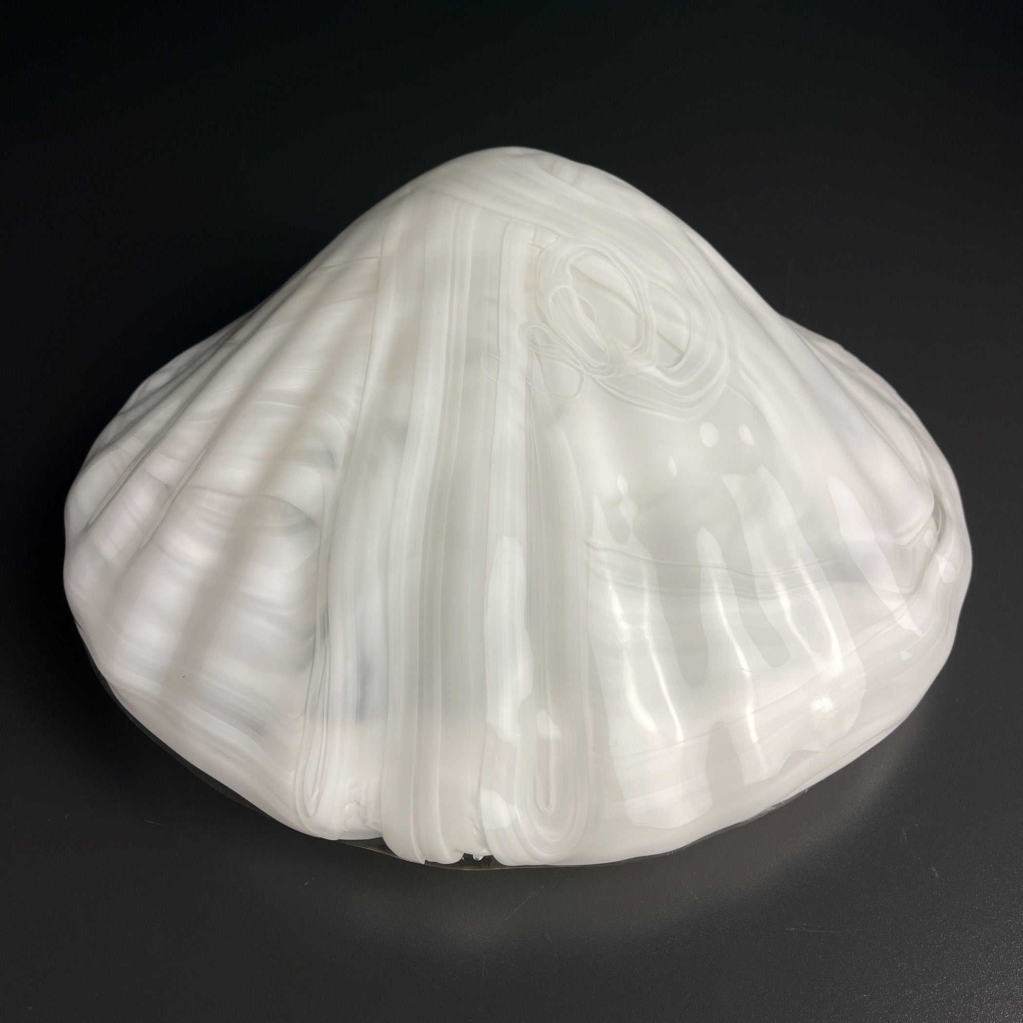 Vintage murano wall lamp Seashell by "La Murrina" Italy 1980s MCM unique Italian lighting