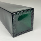 Vintage green bottle glass vase, Italy, 1980s