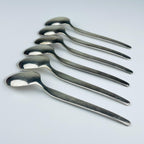 Vintage classic silver plate teaspoons by Paul Wirths, Solingen, Germany, 1950s, Set of 6