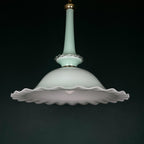 Vintage Murano glass pendant lamp by Venini, Italy 1970s, Mid-century Italian modern