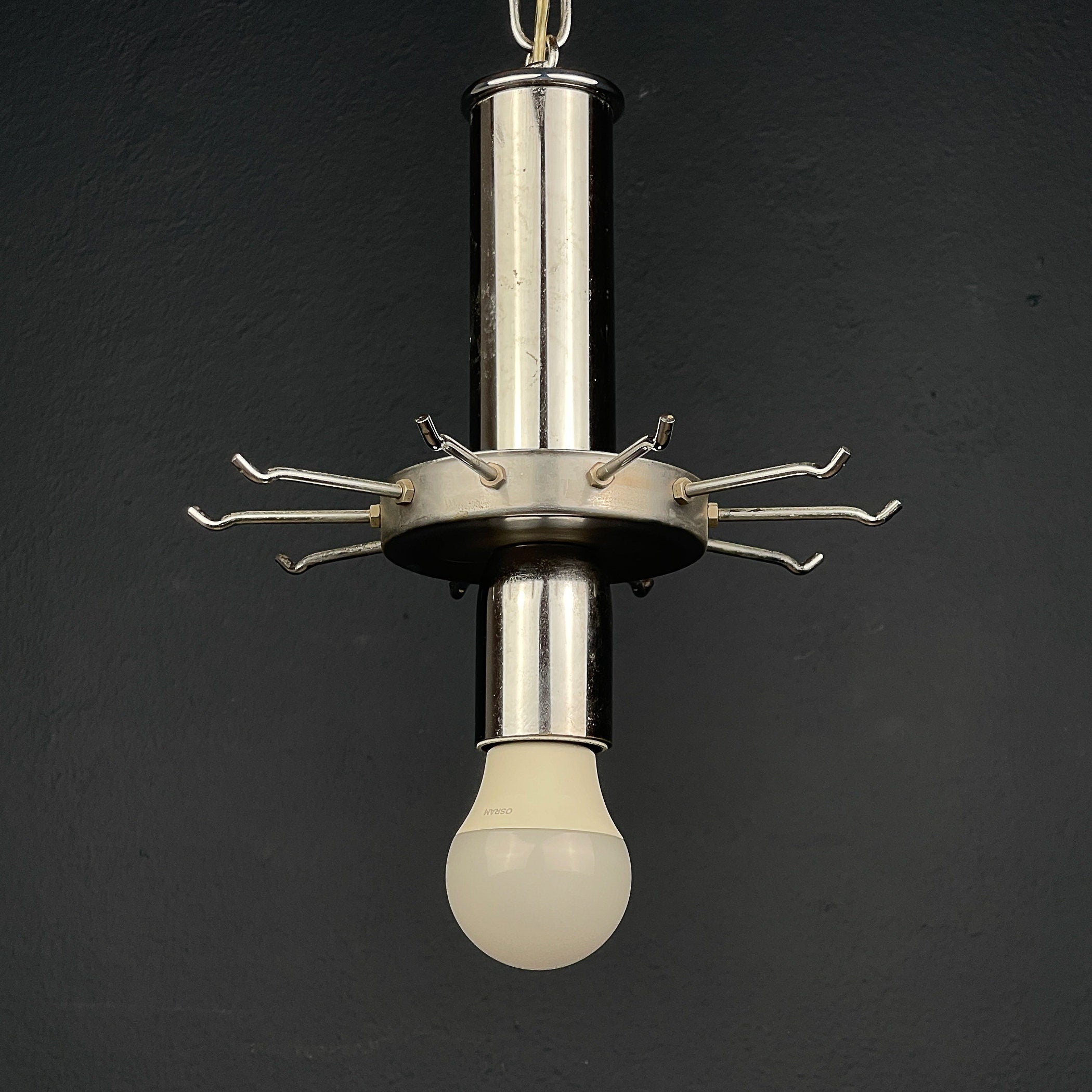 Mid-century murano glass chandelier Tronchi by Toni Zuccheri for Venini Italy 1960s