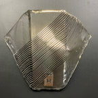 Vintage Murano Glass Wall Sconce: Italian MCM Lighting, 1970s