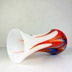 Carlo Moretti Murano Glass Vase: Hand-Cut Italian Art, 1970s