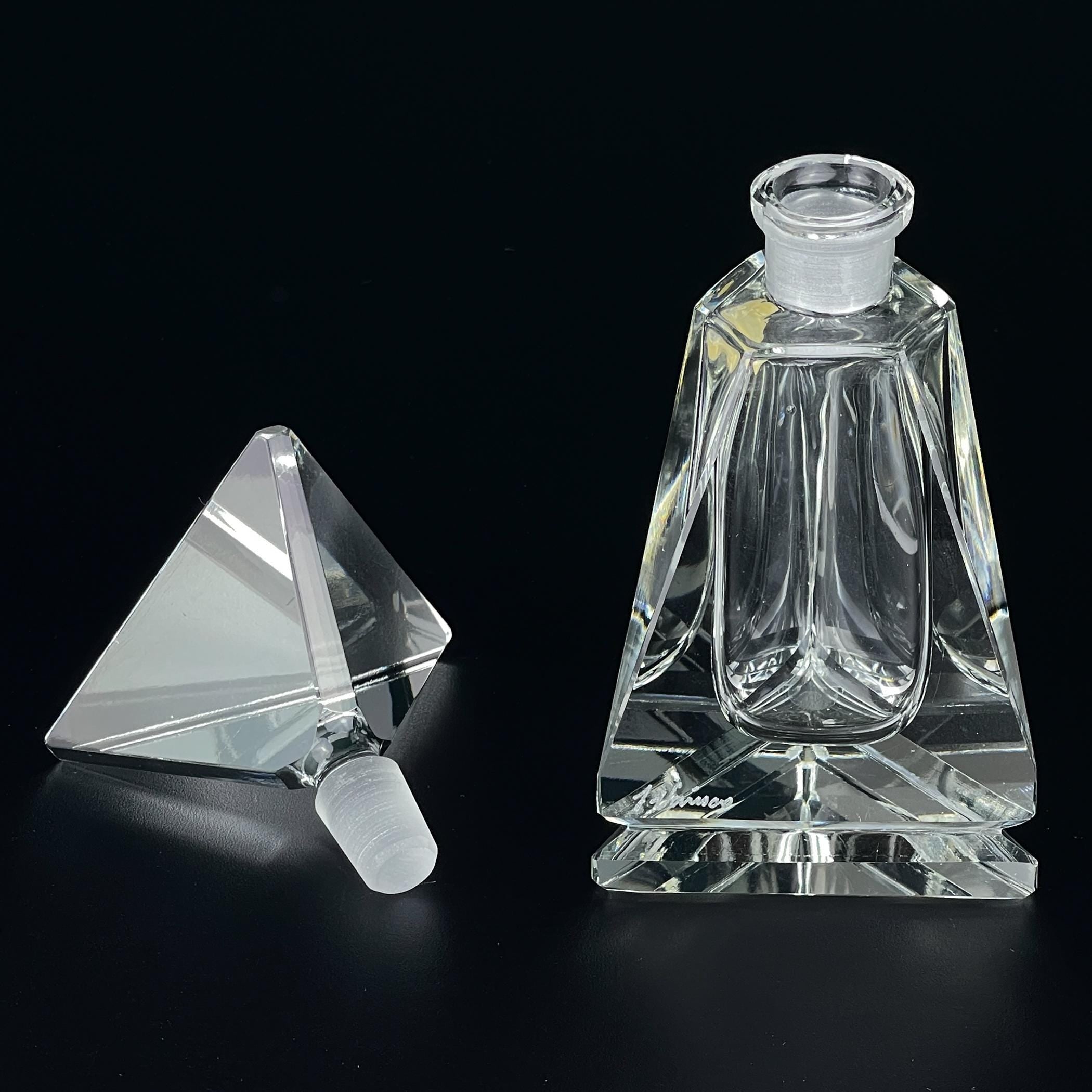 Original crystal perfume bottle by Italo Varisco for Varisco, Italy, 1960s