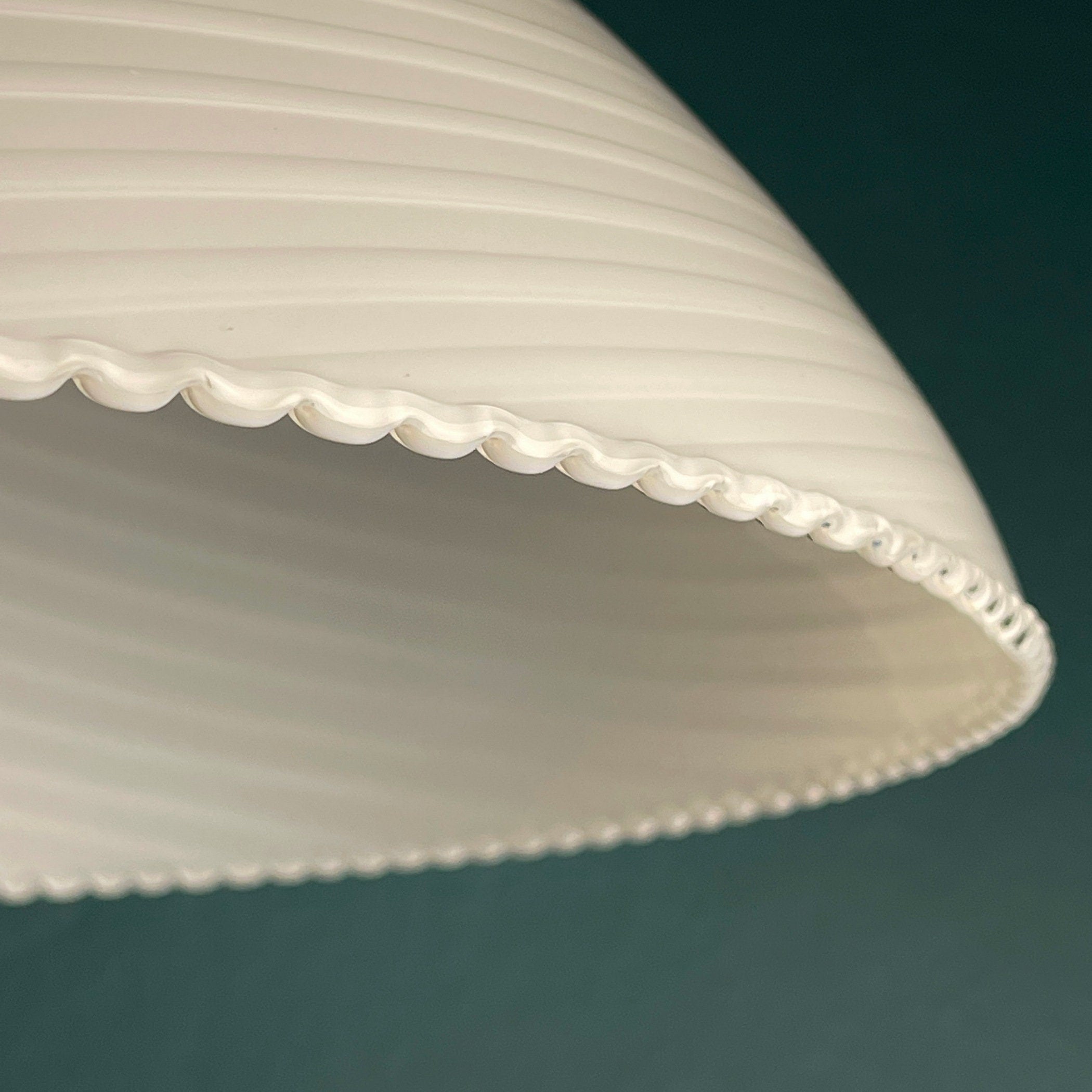 Vintage Swirl Murano Glass Pendant Lamp - 1970s Italian Lighting