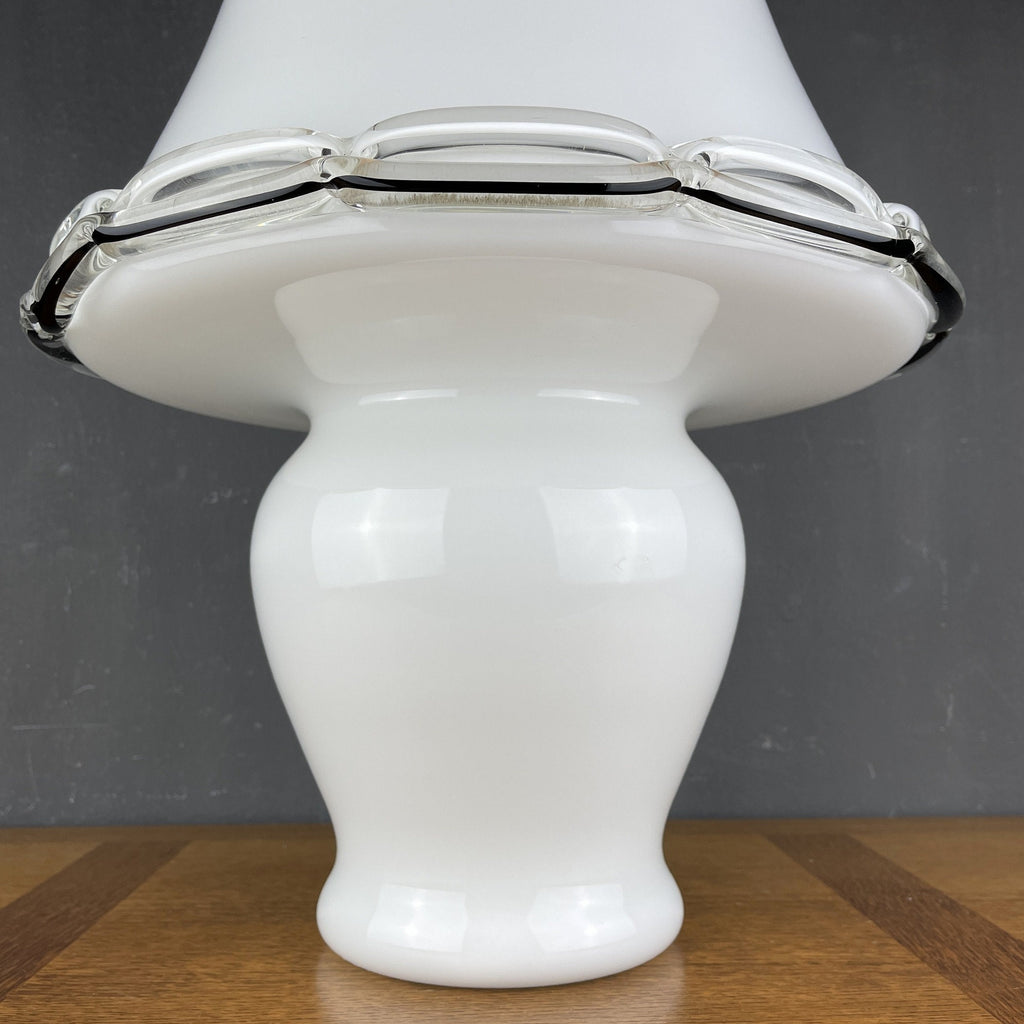 Murano Vetri large table lamp Mushroom Italy 1970s Italian Modern