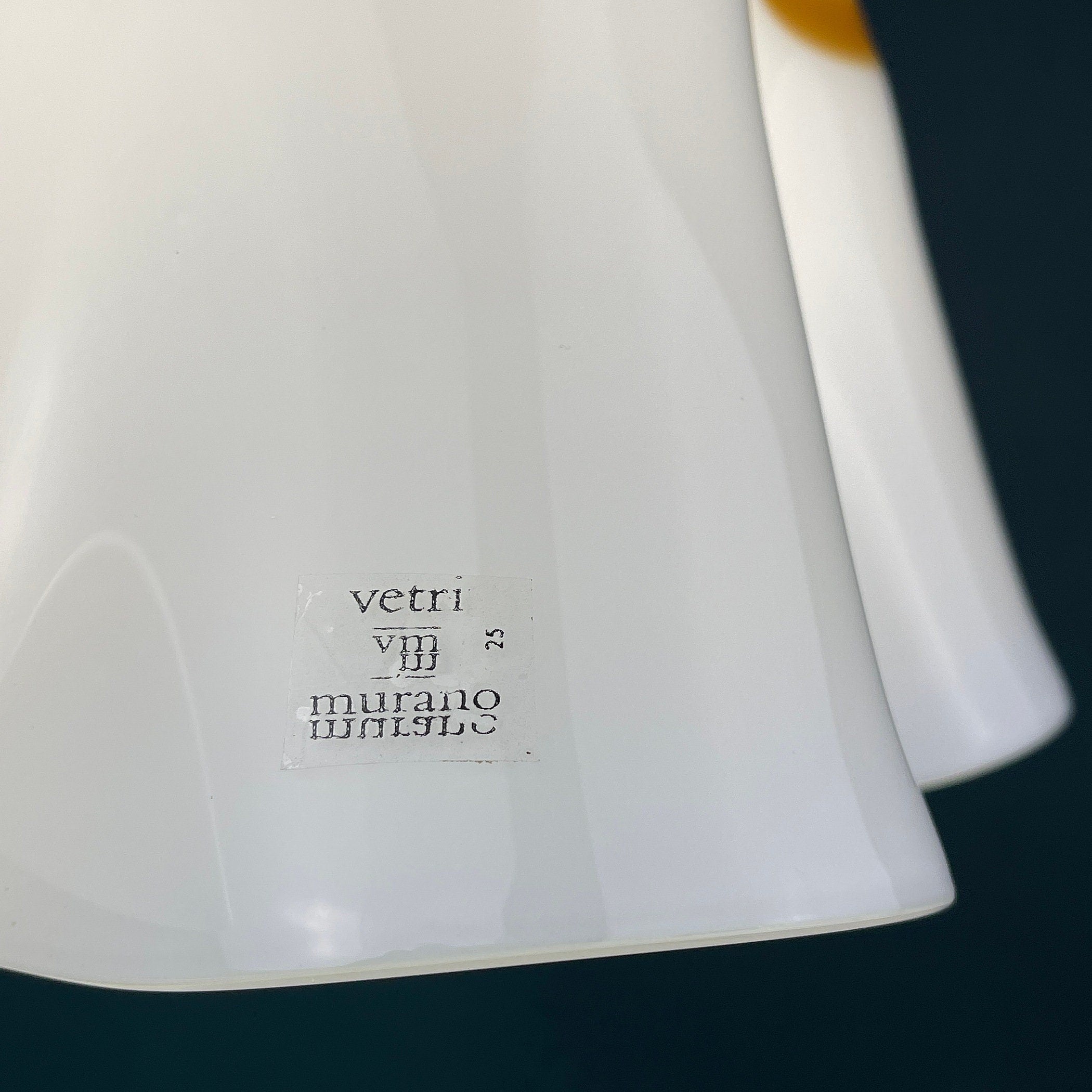 Vintage Fazzoletto Murano Glass Pendant Lamp: Mid-Century Italian Lighting