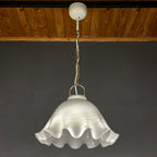 Vintage Murano Glass Fazzoletto Pendant Lamp - Mid-Century Italian Lighting
