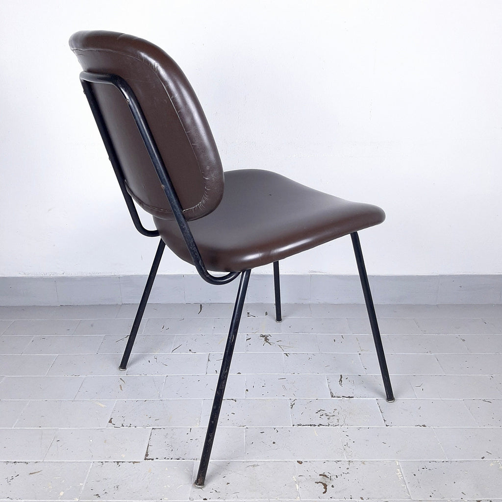 Mid-century desk chair from Olivetti Arredamenti Metallici Italy 1960s Retro home office