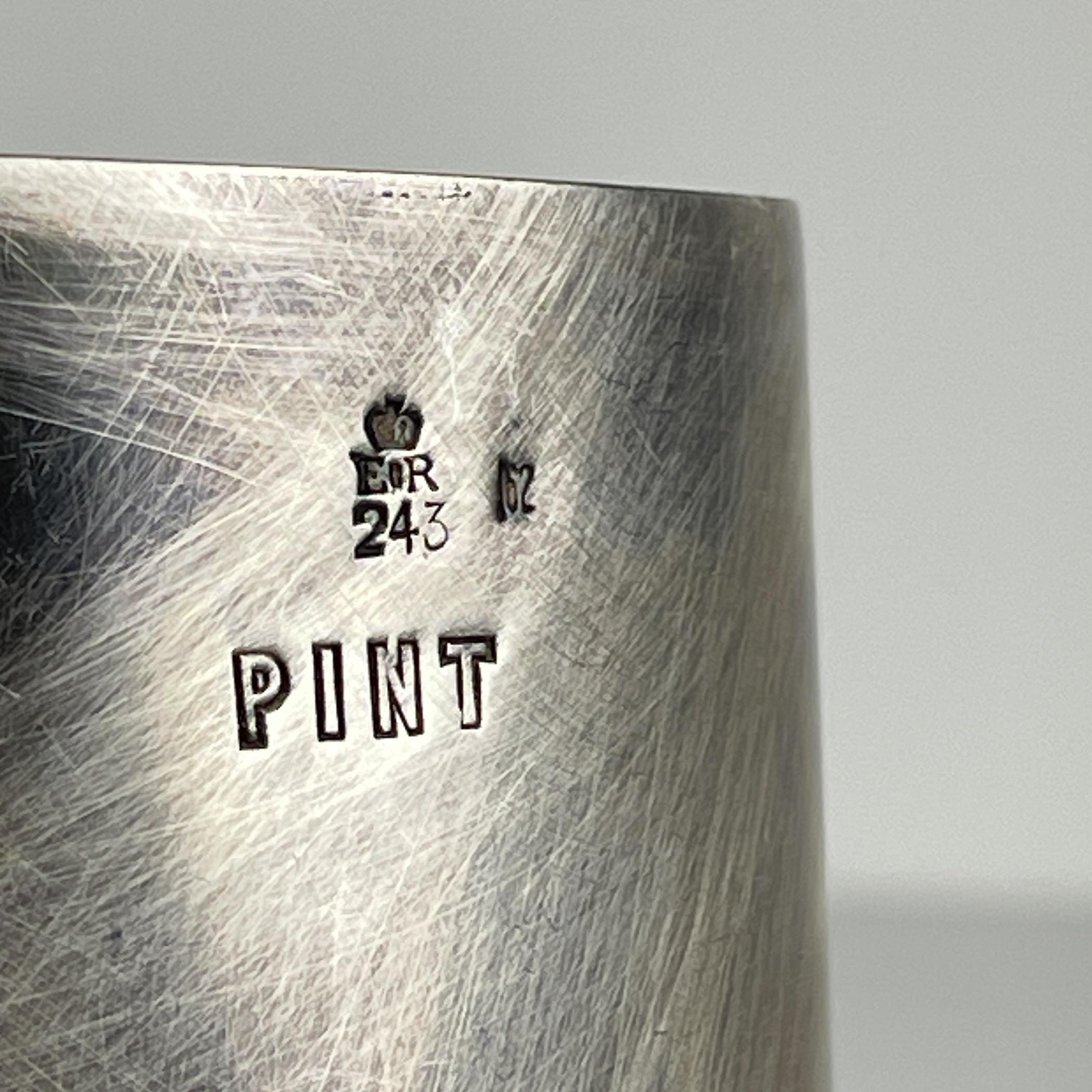 Vintage Elkington & Co Silver Plated Tankard: 1962 Trust Houses Mug