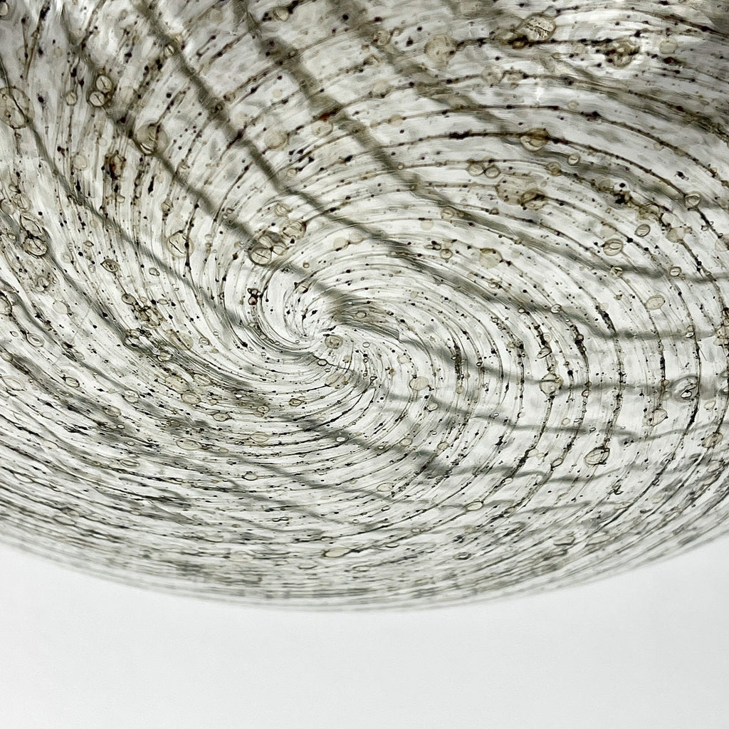 Vintage La Murrina Swirled Murano Glass Pendant Lamp - 1970s Italian Lighting