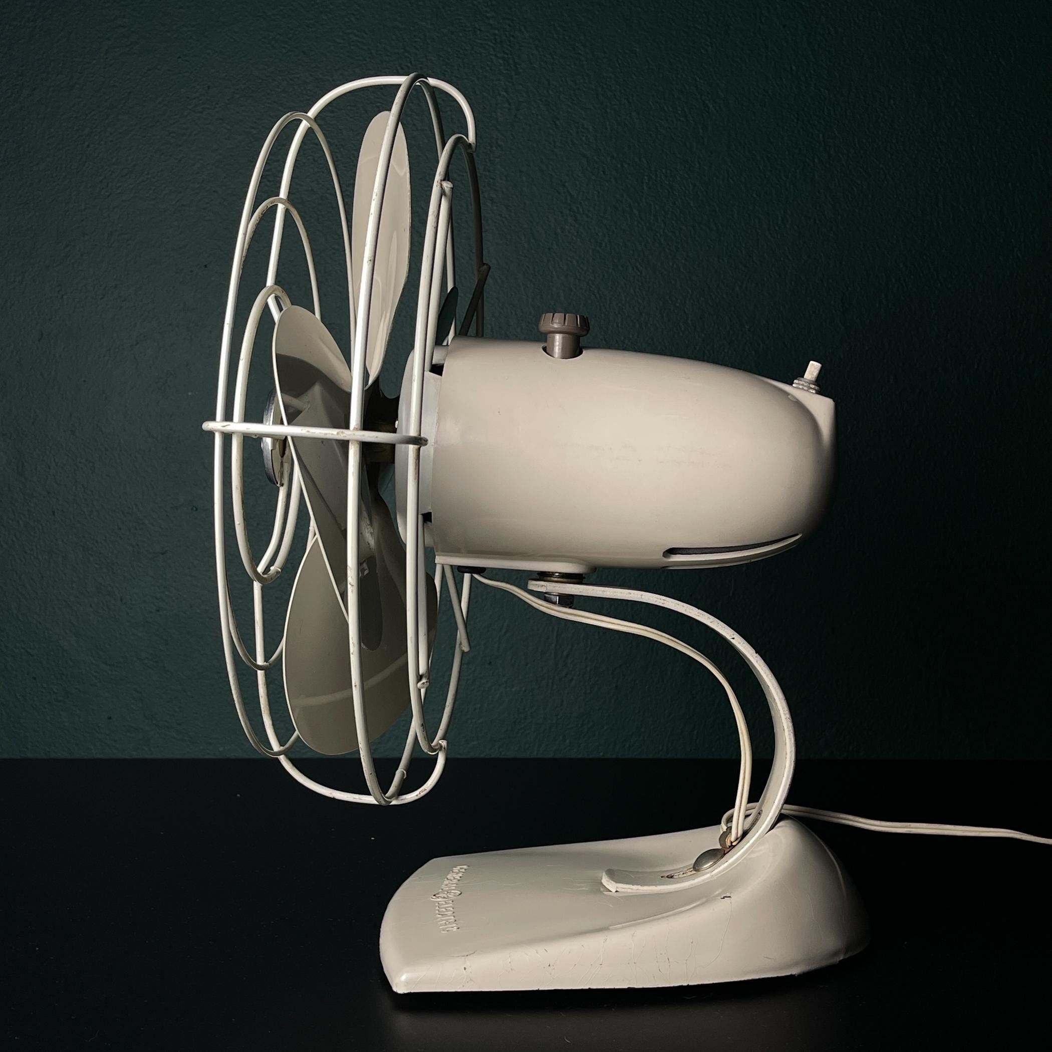 Vintage Fan by General Electric, USA 1950s, Mid-century Modern