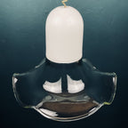 Murano Glass Pendant Lamp: Mid-Century Italian Lighting, 1970s