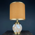 Murano table lamp Italy 1970s mid-century modern italian home decor