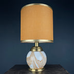 Murano table lamp Italy 1970s mid-century modern italian home decor
