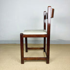 Mid-century dining desk chair Italy 1960s Vintage office chair