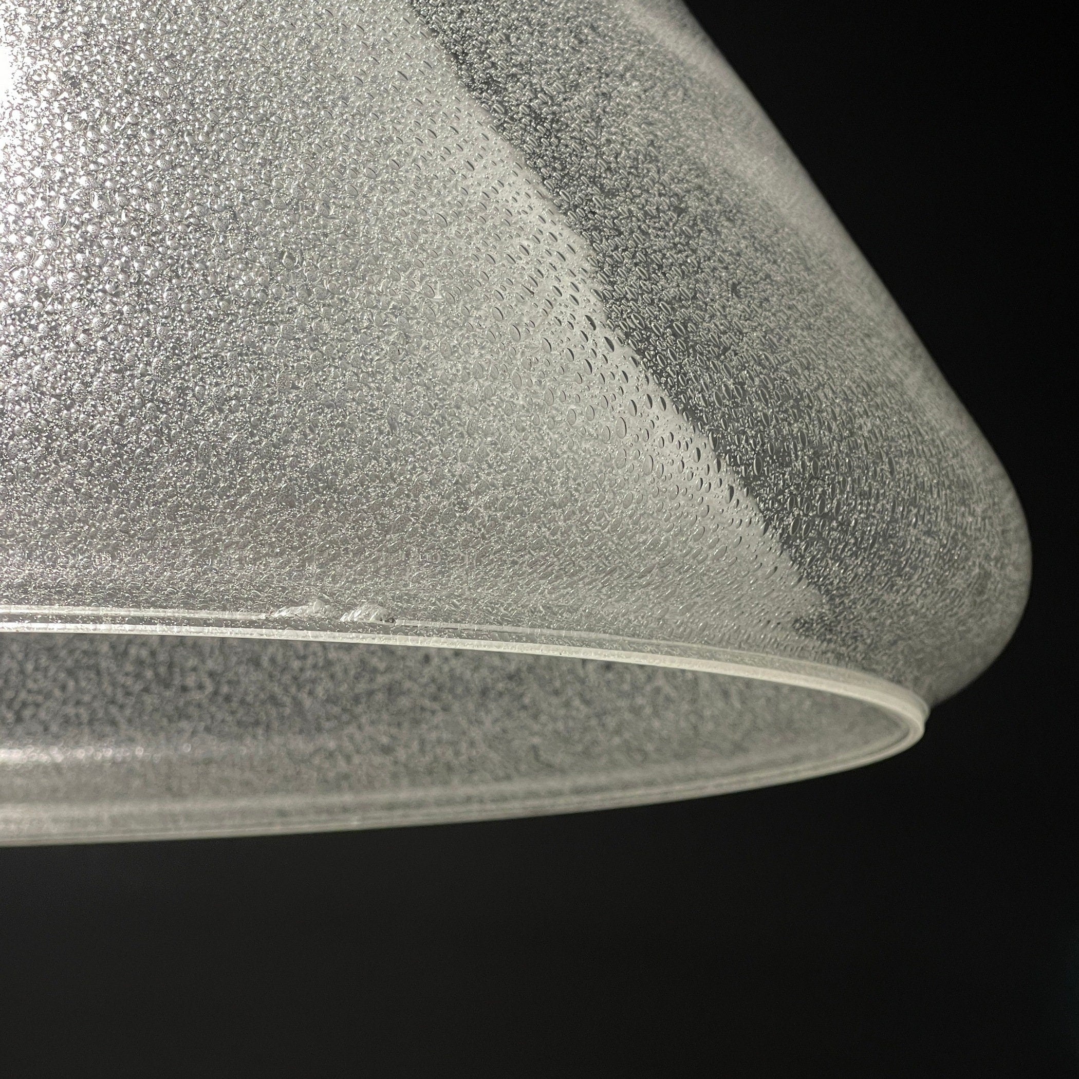 Carlo Nason Murano Glass Pendant Lamp - Mazzega Italian Lighting 1960s