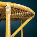 Vintage bamboo coffee table, Italy 1960s