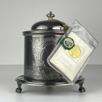 Original Antique silver plated biscuit box by James Deakin & Sons, Sheffield, England, 1890s