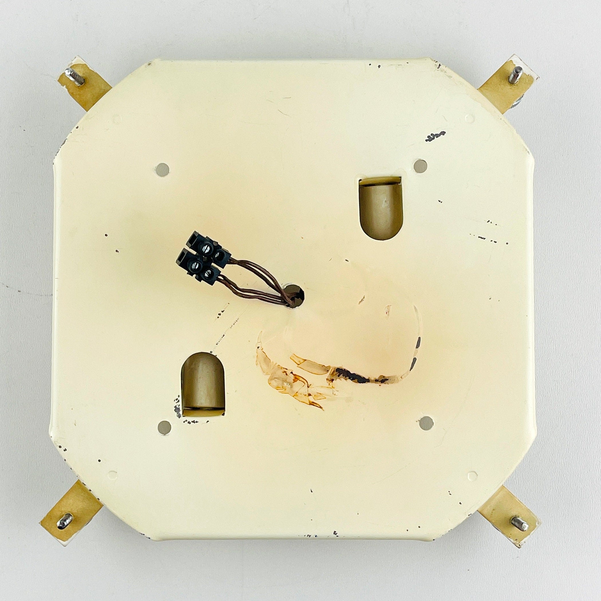 Vintage murano wall lamp, Italy 1970s MCM murano sconce