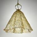 Vintage Murano pendant lamp by AV Mazzega, Italy 1970s