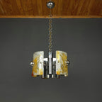Mid-Century Murano Glass Chandelier by AV Mazzega, Italy 1970s