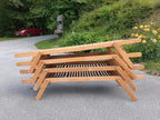 Vintage Rex Kralj Daybed: 1970s Scandinavian Wood Kids Bed