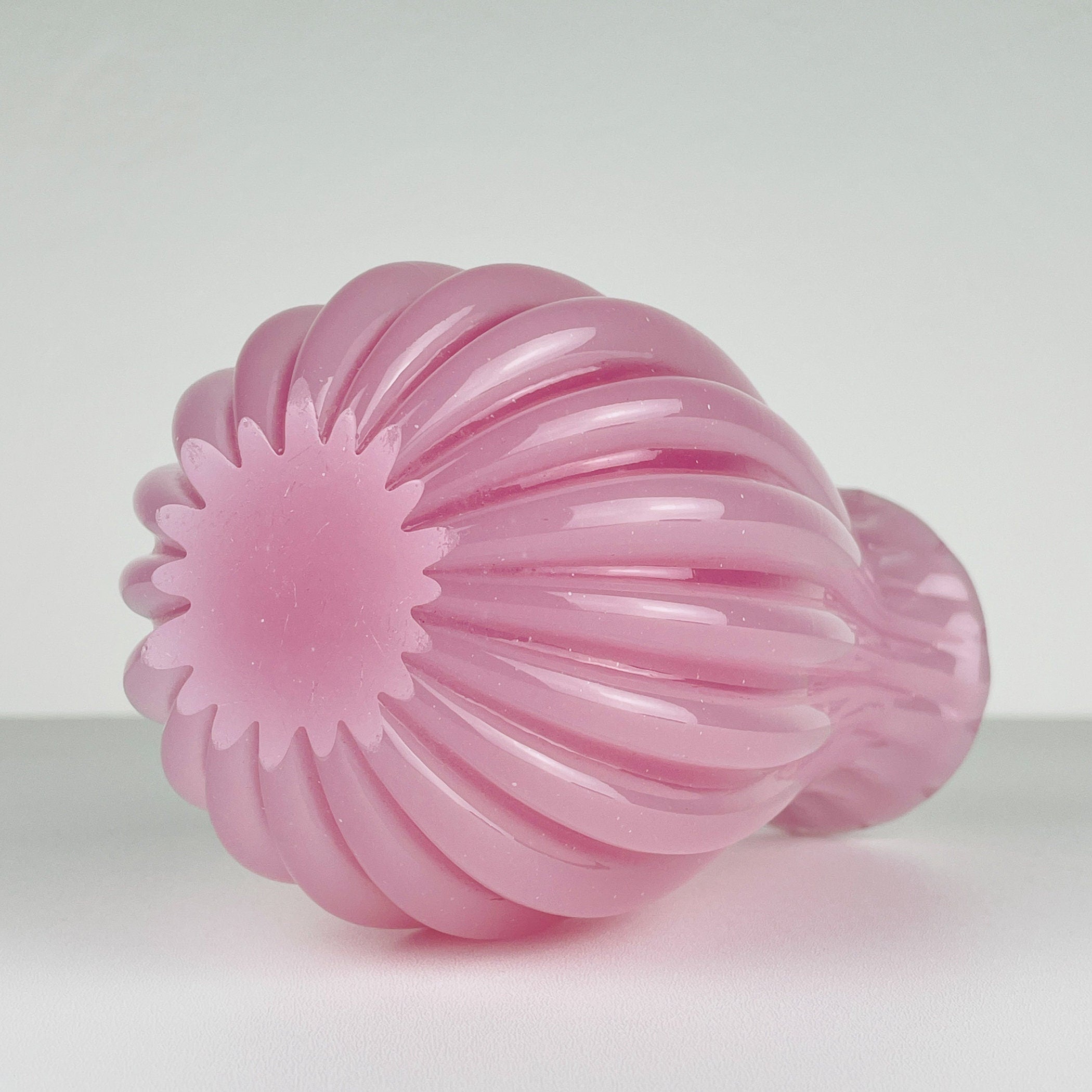 Vintage pink vase by Archimede Seguso, Italy 1950s