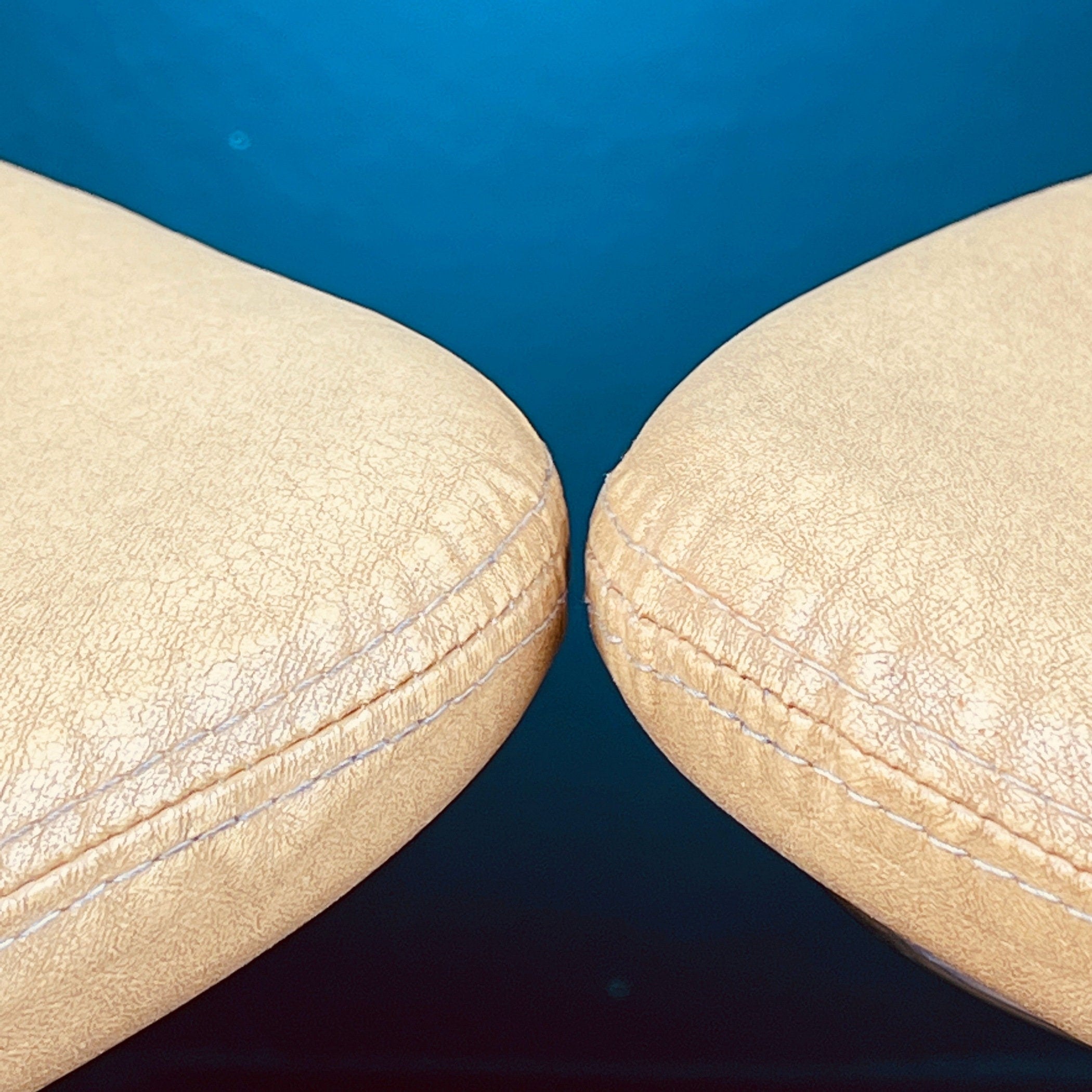 Vintage Italian Desk Chairs - 1970s Mid-Century Modern Style - Set of 2