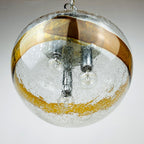 Murano glass pendant lamp  Italy 1970s Space age Mid-century modern italian lighting