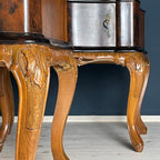 Vintage wood nightstands Italy 1950s Set of 2