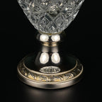 Vintage silver plated decanter Distillerie Buton Bologna, Italy, 1950s