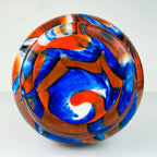 Carlo Moretti Murano Glass Vase: Hand-Cut Italian Art, 1970s