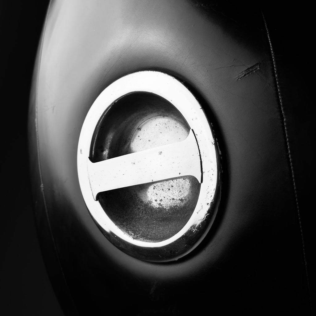 Brutalist black armchair by Boris Krstulović, Yugoslavia, Croatia, 1970s