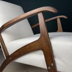 Mid-century armchair, Yugoslavia 1970s, Set of 2, vintage home furniture